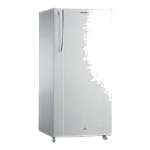 Geepas 110L Single Door Refrigeratoron a white background, with single door refrigerator in whiete color, with the brand logo Geepas fom Saudi Supplier.