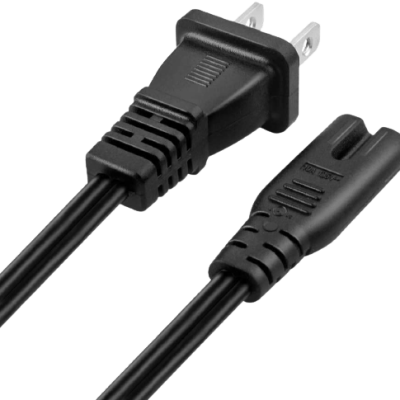 سلك الطاقة (كهرباء) مصبوب 2 + E 10A أسود U - Image 5