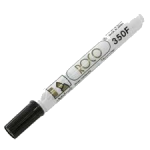 Roco whiteboard marker black 1 box (12 pc), one black whiteboard marker in a horizontal shape on a white background with ROCO logo in green from Saudi Supplier.