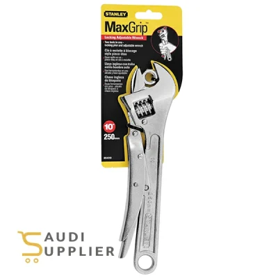 Stanely 10 IN. MAXGRIP™ LOCKING ADJUSTABLE WRENCH- Saudi Supplier