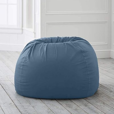 كرسي راحة بين باج مخمل كبير ريجل إن هاوس - بترولي - Image 2