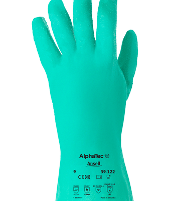 Ansell AlphaTec 39-122 Green protective gloves from Saudi Supplier
