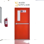 FHC Fire Rated Single Door, Flush – FHC-FR90Min-SD-Saudi Supplier