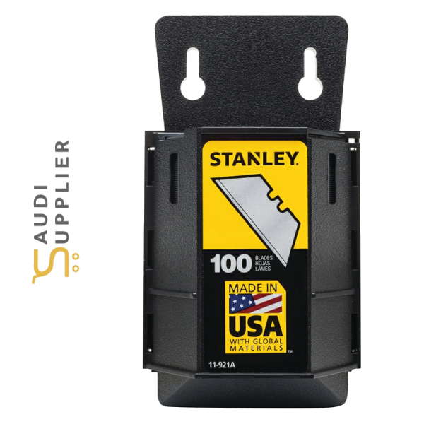 HEAVY-DUTY UTILITY BLADES WITH DISPENSER – 100 PACK- Saudi Supplier