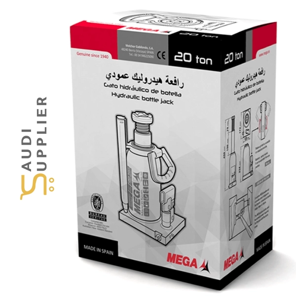 Hydraulic Bottle Jack 40T BR40 Mega Spain from Saudi Supplier
