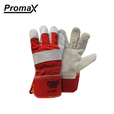 قفازات العمل الجلدية  - Mfr: Promax - Image 1
