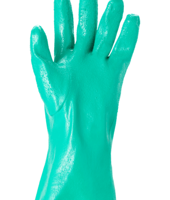 Solknit 39-122 Green gloves from ansell transparent background