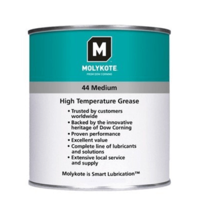 MOLYKOTE®-44 Grease 1kg Off-white color for lubricating gears, bearings and cams from Saudi supplier.