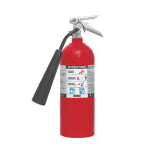 Mobiak Fire Extinguisher Cylinder made of aluminum in red color with instructions for use label from Saudi Supplier.