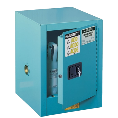 justrite Sure-Grip®Countertop Corrosives/Acid Steel Cabinet - Image 1