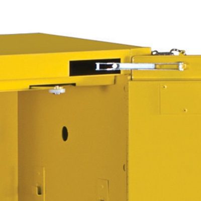 Justrite Sure-Grip®Flammable Safety Cabinet, 1 Self-Close Door, Yellow - - Image 4