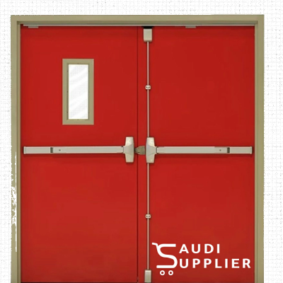 FHC Non Fire Rated Double Door, Flush – FHC-NFR-DD- Saudi Supplier