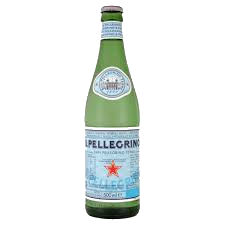 San Pellegrino Sparkling Natural Mineral Water 500 ML Glass Bottle from Saudi Supplier.