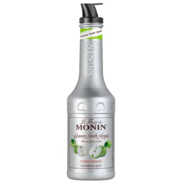 Monin Green Apple Puree 1Ltr - Saudi Supplier