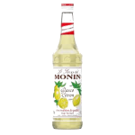 MONIN Lemon syrup 1Ltr bottle with Light Yellow color from Saudi Supplier.
