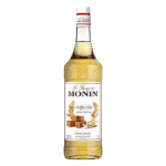 Monin Toffee nut Syrup 1Ltr bottle with cloudy Brown color from Saudi Supplier.