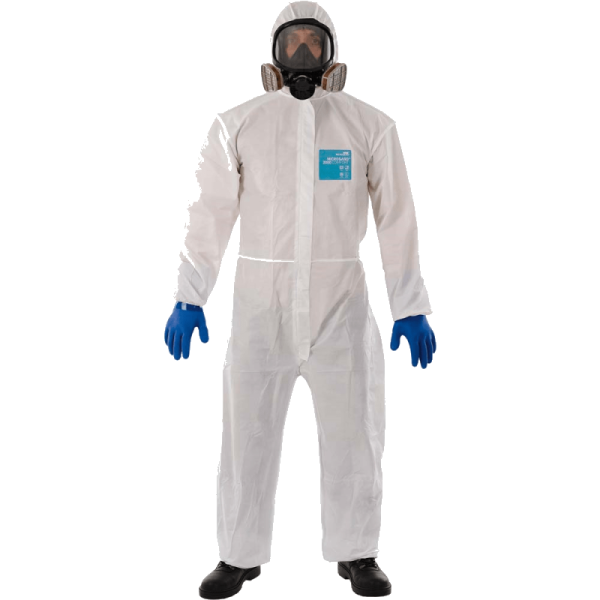 Ansell  White Disposable Coverall- miceoguard
