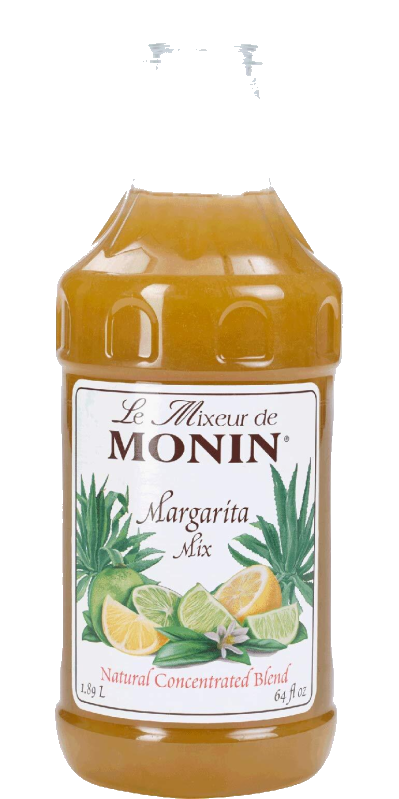 Monin Margarita Mix 1Ltr bottle with Lime Yellow color from Saudi Supplier.