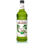 Monin Salted Pistachio Syrup 1Ltr bottle with green color from Saudi Supplier.