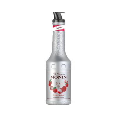 Monin Lychee Puree 1Ltr bottle from Saudi Supplier.