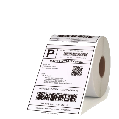 Zunnic 4x6 direct thermal shipping labels paper 4" x 6" label from Saudi Supplier