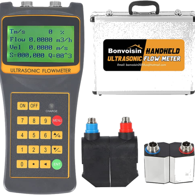 Bonvoisin Handheld Ultrasonic Flow Meter from Saudi Supplier.