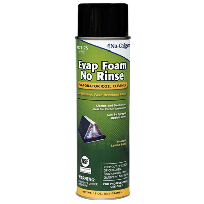 Nu-Calgon 4171-75 Evap Foam No Rinse Evaporator Coil Cleaner, 18 oz. from Saudi Supplier