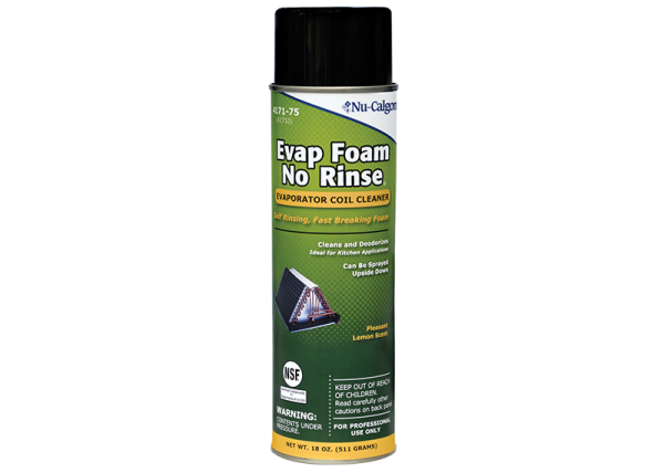 Nu-Calgon 4171-75 Evap Foam No Rinse Evaporator Coil Cleaner, 18 oz. from Saudi Supplier