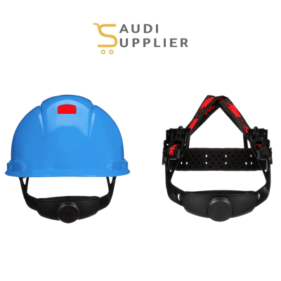 3M™ SecureFit™ Hard Hat H-703SFV-UV, Blue- Saudi Supplier