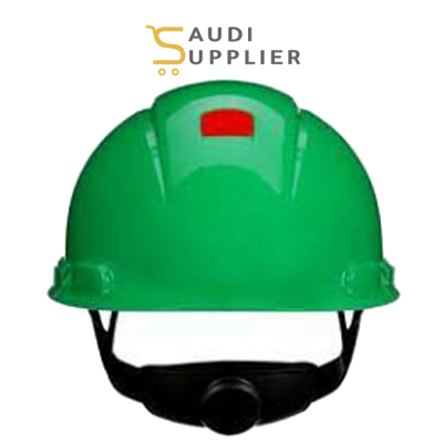 3M™ SecureFit™ Hard Hat H-704SFV-UV, Green, Vented- Saudi Supplier