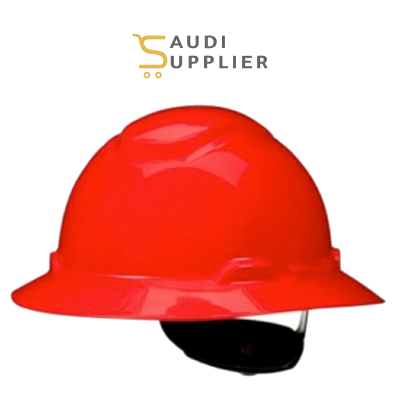 3M™ Full Brim Hard Hat H-805R, Red- Saudi Supplier