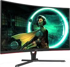 AOC CQ27G3S 27inch QHD VA 1000R 165Hz Curved Monitor from Saudi Supplier.