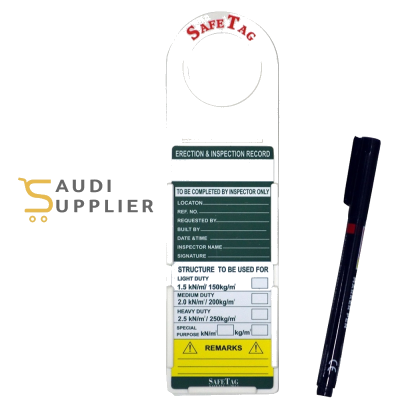 Scaffolding Tag inspection & safety tags- Saudi Supplier