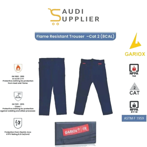 GARIOX Flame Resistant Trouser - Saudi Supplier GARIOX Flame Resistant Trouser - Saudi Supplier