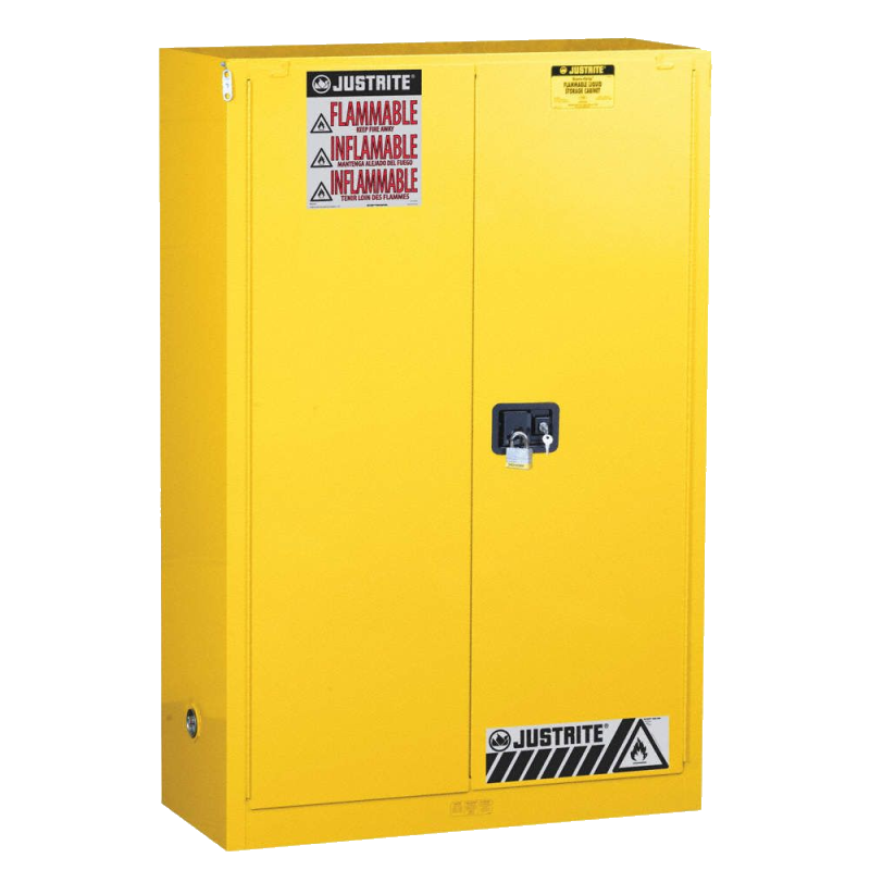 45 Gallon Yellow flammable safety cabinet