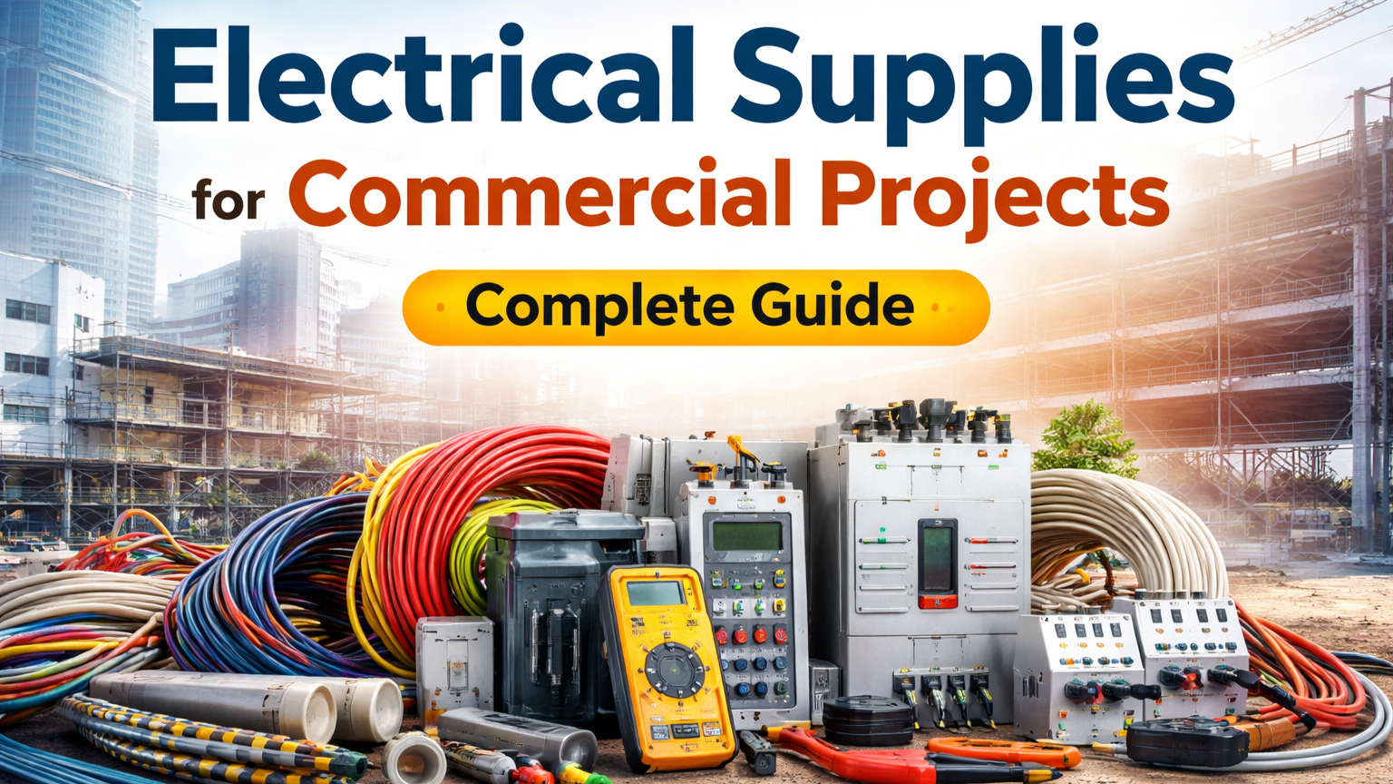 Complete Guide to Electrical Supplies for Commercial Projects